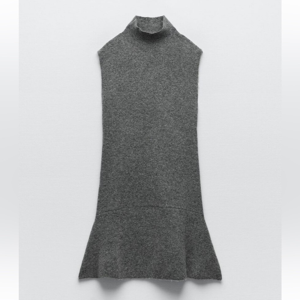 Short skater sweater dress